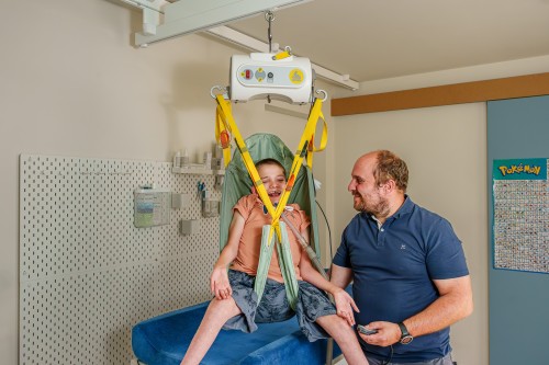 Przenośny podnośnik sufitowy z systemem "Tarzan" - Handi-Move Podnośnik pacjenta