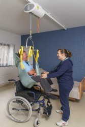 Podnośnik sufitowy - do użytku samodzielnego ; Kamizelka DayLite ; Wieszak standardowy - Handi-Move Podnośnik pacjenta